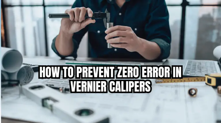 How to Prevent Zero Error in Vernier Calipers